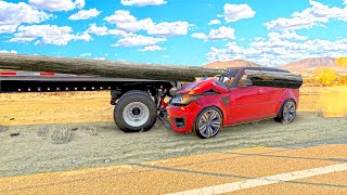 BeamNG Drive  Realistic Truck BUS Cycle amp Car Crashes 15 [upl. by Nnylimaj436]