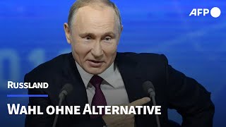 Russland Eine Wahl ohne Alternative  AFP [upl. by Hsizan]