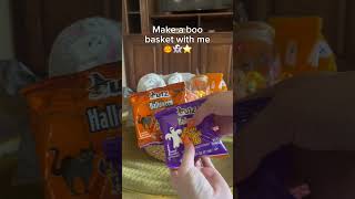 Make a boo basket with me 🎃👻⭐️ boo lifevlog life halloween halloween2024 [upl. by Iruam]