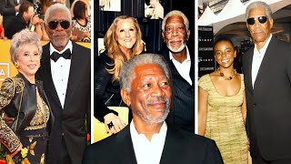 Morgan Freeman  All Girlfriends From 1967  Present morganfreeman [upl. by Ynohtnael]