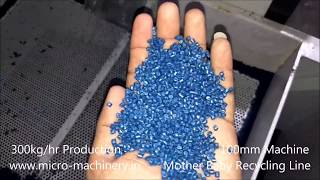 Plastic Granules Making Machine GRANULEX 100D [upl. by Jonis]