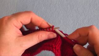 How To Knit 1 Through Back Loop k1tbl [upl. by Adriell704]