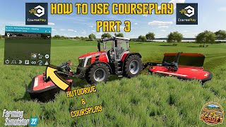 This Is One Handy Little Feature  How To Use CoursePlay Part 3  FS22 [upl. by Sharma219]