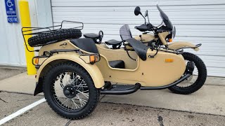 2022 Sahara Tan Ural Gear Up 2WD Sidecar Motorcycle [upl. by Tegirb]