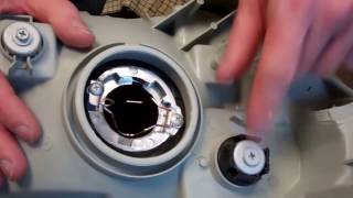 How to fit adjustment motor to rear of Depo headlight on Toyota Hilix Mk6  Vigo pickup [upl. by Arndt]