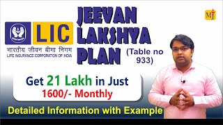 LIC Jeevan Lakshya 933 I Best Plan for Financial Security in 2024 I Kanyadan Policy Complete Details [upl. by Lertnom]