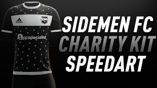 SIDEMEN FC CHARITY MATCH KIT  SDMN FC SPEEDART  SDMN FC CONCEPT KIT FOR THE 2017 CHARITY MATCH [upl. by Adnauqahs658]