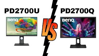 BenQ PD2700U vs BenQ PD2700Q  Which Monitor Is Better [upl. by Halyak]