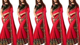 2024 नवरात्रि में पहनें साड़ी की सबसे खूबसूरत डिजाइन navratri saree colour saree design silkindia [upl. by Hsihsa466]