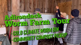 Adirondack Worm Farm Tour  Hudson Falls New York [upl. by Brackely]