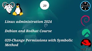 020Change Permissions with Symbolic Method  Linux Course 2024 [upl. by Wymore]