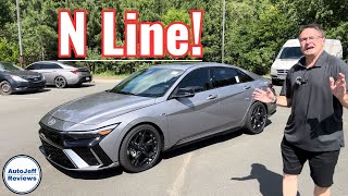 2024 Hyundai Elantra N Line Inside amp Out Could it Look Any Better [upl. by Nirtiak439]