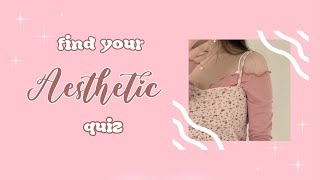 find your aesthetic quiz 2023 🌷 [upl. by Nodyroc520]