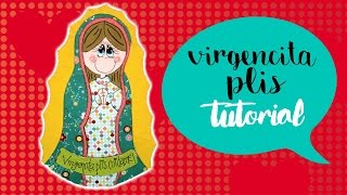 VIRGENCITA PLIS DECOUPAGETUTORIAL [upl. by Glover]