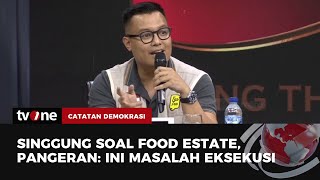 Pangeran Siahaan Pertanyakan Eksekusi Food Estate jadi Inget Lagu Koes Plus  tvOne [upl. by Anyat864]