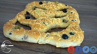 Recette  fougasse aux olives [upl. by Sualkcin]