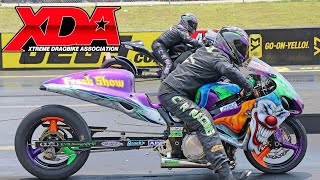 TOP 10 STREET BIKES AND DRAG BIKES MOTORCYCLE DRAG RACING XDA RACING EXCITEMENT AT TOP IHRA TRACK [upl. by Garceau]