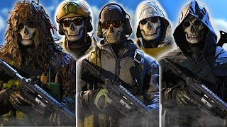 ALL GHOST SKINS IN MODERN WARFARE SHOWCASE quotDreadwoodquot quotAzraelquot quotClassic Ghostquot  MORE [upl. by Ttnerb]