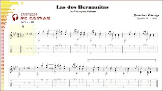 Guitar Classic Las dos Hermanitas  Francisco Tarrega [upl. by Alleynad234]