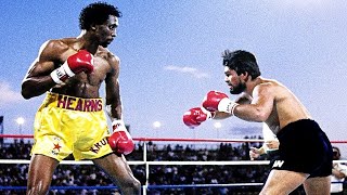 Spettacolare KO di Thomas Hearns vs Roberto Duran Rino Tommasi [upl. by Alyehs]