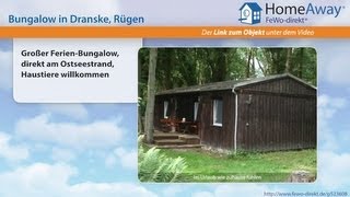 Ferienort auf Rügen Großer FerienBungalow direkt am Ostseestrand  FeWodirektde Video [upl. by Reeta]