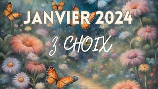 GUIDANCE JANVIER 2024 🌈 3 CHOIX ✨Général pro sentimental conseil 🤍 [upl. by Territus5]