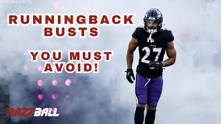 4 Running Back BUSTS You MUST AVOID [upl. by Mahgem]