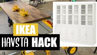 IKEA HAVSTA HACK  HomeschoolGame Room makeover PART 1 [upl. by Piggy609]