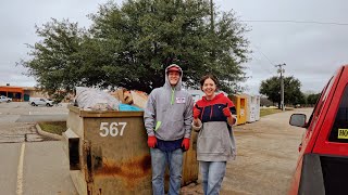 Awesome Dive in a New City – Dumpster Full of Dumped Donations [upl. by Stetson]