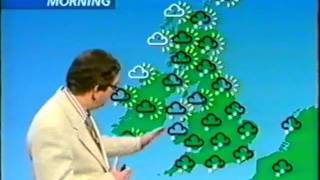 Big freeze  January 1987  weather forecast presented by Ian McCaskill [upl. by Hurleigh945]