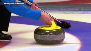 Discover Curling  Learn to Curl 3  Grip and Release [upl. by Ennaeiluj]