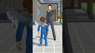 Seeing the dirtiness of the child Abu got angry🤣shortssakuraschoolsimulator shortvideosviral [upl. by Esimorp]