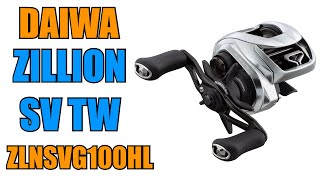 Daiwa ZLNSVG100HL 2021 Zillion SV TW 100HL Baitcasting Reel Review  JampH Tackle [upl. by Loredana]