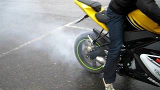 Yamaha YZFR125 Burnout [upl. by Nyleahs]