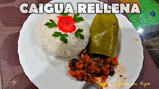 Cómo Preparar Caigua Rellena Receta peruana [upl. by Niarbo]