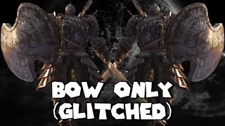 Dark Souls 2 SoTFS Bow Only vs Dual Pursuers Glitched [upl. by Elbart229]