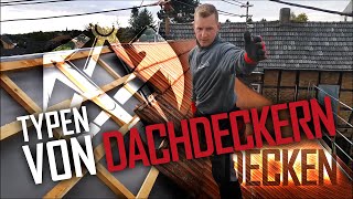 Dachdecker  8 Typen von Dachdeckern beim decken [upl. by Nangatrad185]