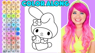 Color My Melody Along With Me  COLOR ALONG WITH KIMMI [upl. by Dibrin]