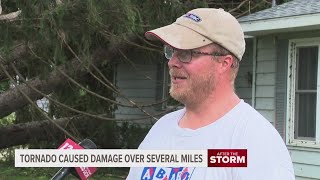 Thursday night tornado caused damage over several miles in Kent County [upl. by Barclay981]