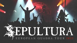 Experience Sepulturas quotQuadra Tour Europe 2022quot with Sacred Reich and Crowbar in this Recap Video [upl. by Aknaib]