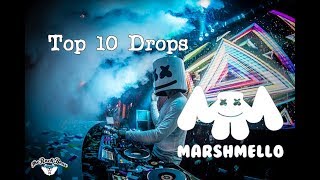 Marshmello  Top 10 Drops [upl. by Nevs]