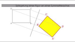 Achsenspiegelung konstruieren [upl. by Hcurob515]