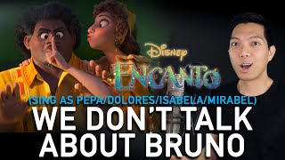 We Dont Talk About Bruno FelixCamiloOthers Part Only  Karaoke  Encanto [upl. by Publias]