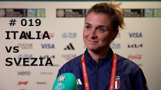 Italia vs Svezia partita Mondiali calcio femminile 2023 [upl. by Llenod]