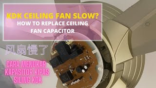 Installation procedures for KDK M60SG Ceiling Fan [upl. by Salomi]