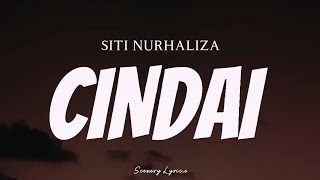 SITI NURHALIZA  Cindai  Lyrics [upl. by Nagah]