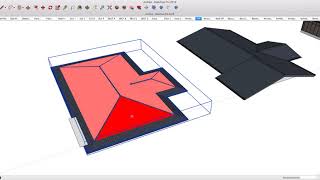 Advanced Roofs with PlusSpec for SketchUp  Unequal Gable [upl. by Shina735]