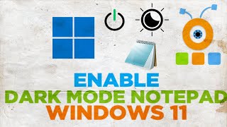 How to Enable Dark Mode In Notepad on Windows 11 [upl. by Amla]