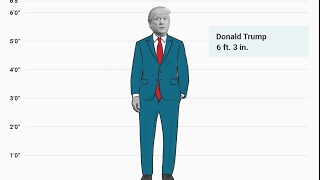 All Of The US Presidents Ranked In Order By Height [upl. by Hgielanna521]