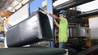 Perstorp MGB240 Two Wheel Bin Production [upl. by Mossman]